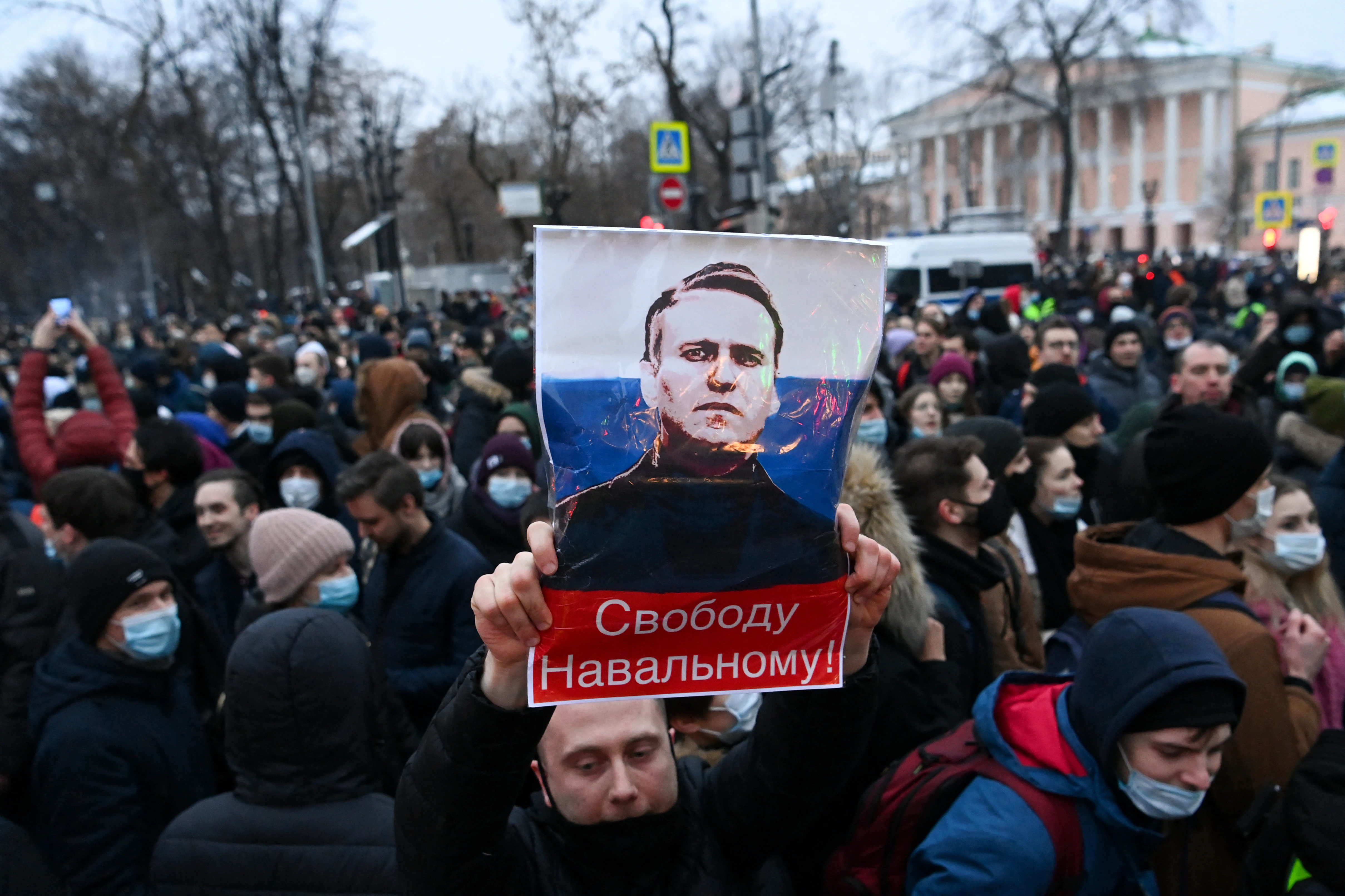 Митинги в России 2021 Навальный